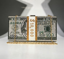 Load image into Gallery viewer, Super Cute Rhinestone Money Purse Handbag