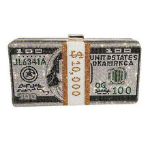 Load image into Gallery viewer, Super Cute Rhinestone Money Purse Handbag