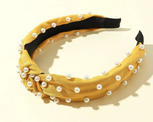 Super Gorgeous 4 Pcs Faux Pearl Hairbands Set