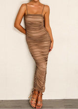 Load image into Gallery viewer, Amazing Sexy &amp; Classy Beige Rushed Dress
