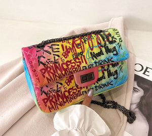 Super Cute Graffiti Purse Handbag