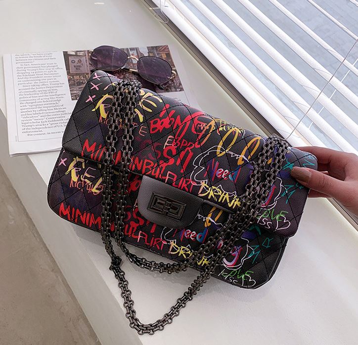 Super Cute Graffiti Purse Handbag
