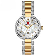 Load image into Gallery viewer, Beautiful Jeweled Stainless Steel Watch
