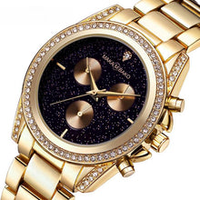 Load image into Gallery viewer, Beautiful Rhinestones Stainless Steel Watch
