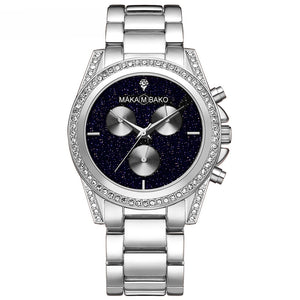 Beautiful Rhinestones Stainless Steel Watch