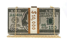 Load image into Gallery viewer, Super Cute Rhinestone Money Purse Handbag
