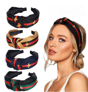 Super Cute Satin Striped Fashion Hairband