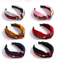 Load image into Gallery viewer, Super Cute Satin Striped Fashion Hairband
