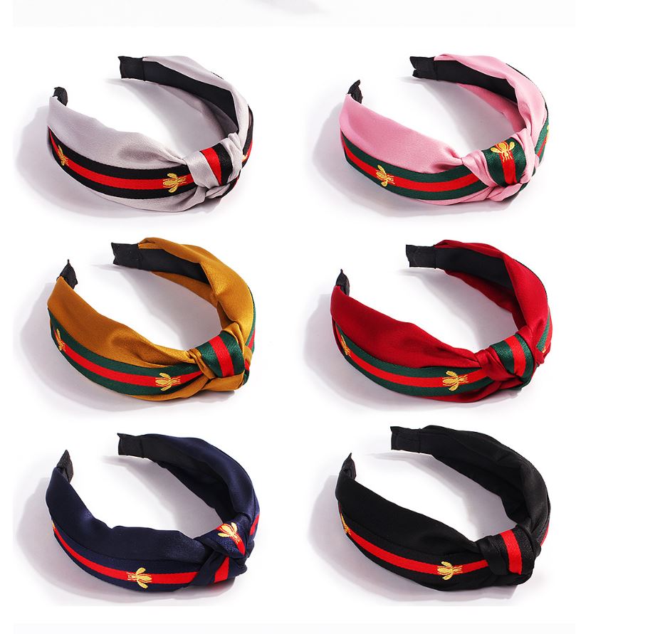 Super Cute Satin Striped Fashion Hairband