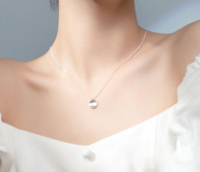 Fabulous 925 Sterling Silver Charm Necklace