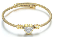 Load image into Gallery viewer, Charming Stainless Steel Heart Bracelet
